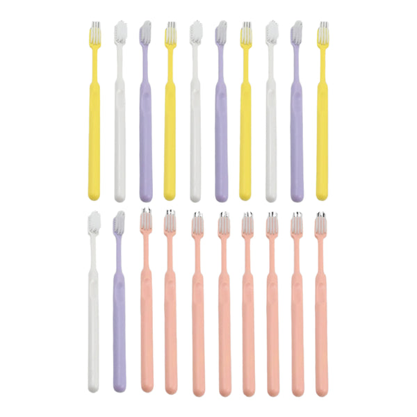 01_58da5888-a14d-4fad-8f3b-c2656999998f.jpg Plastic Toothbrush With Plastic Round Box (20 pcs Set) - Image 1