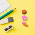 Mix Design Fancy Stylish Colorful Erasers (1 Set 3 Pc Set) - Image 3