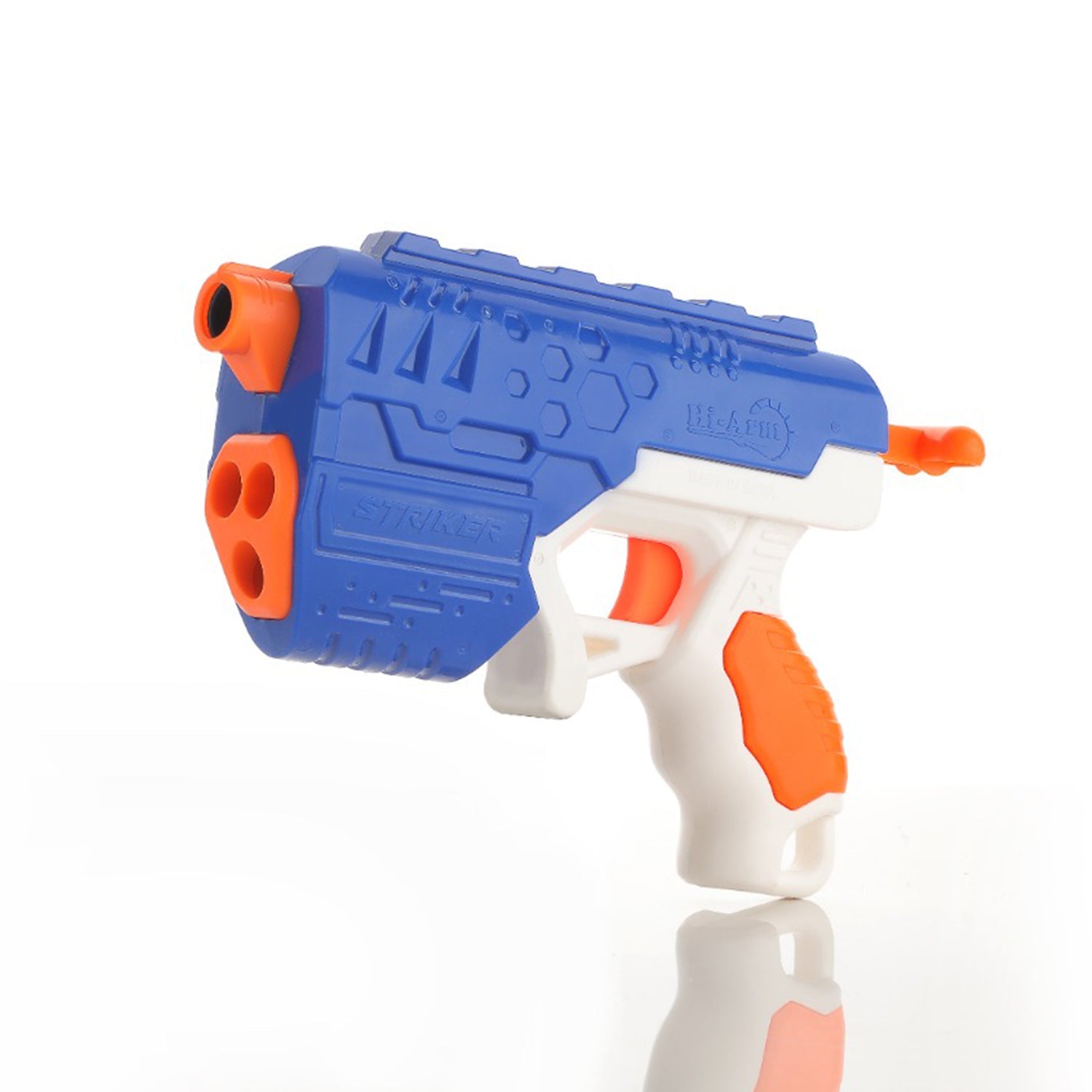 03_26aaf4d9-1ff3-4bc7-8ec8-01eb78bdfe68.jpg Hi-Arm Gun with 10x Foam Suction Bullets, ABS Plastic, Target Shooting - Image 1