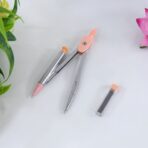Precision Geometry Compass Set 4-in-1 Drawing Tool Kit for Students & Technical Work
