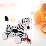 Pull Along Toy Unicorn Pull String Toys for Babies - Image 2