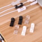 Plastic Clips Stronger Tape Cable Manager Wire Manager Wire Clamp Wire Clips for Cable| Cable Organizer Cord Holder Cord Clips for Car, Office and Home - Image 2