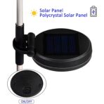 2pcs Solar Garden Lights 7-Color Changing RGB Outdoor Lights for Pathway, Yard, and Patio Decor - Image 2