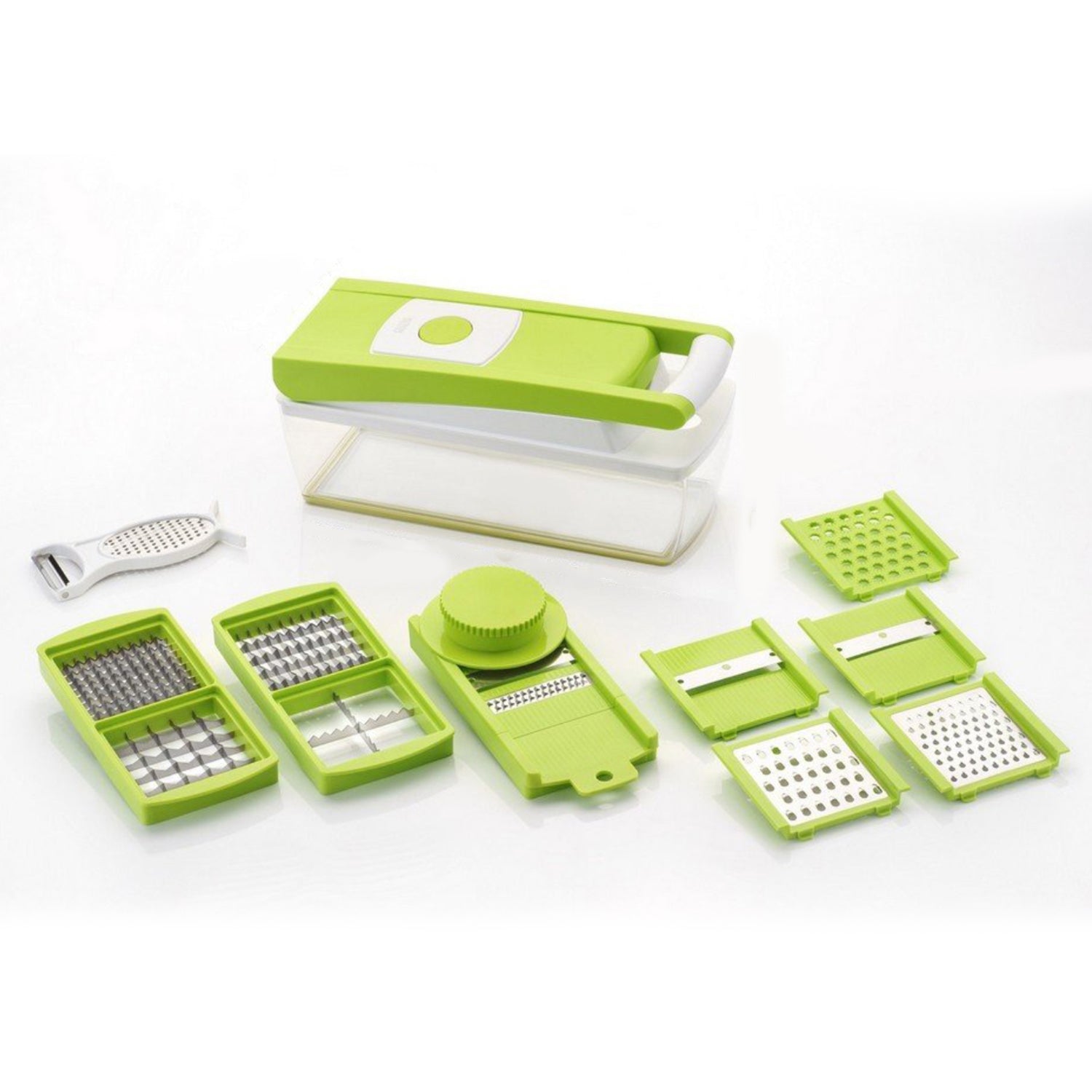 7image_504d17e2-5e3a-4205-ad92-ff3b917d00af_1500x1500.jpg House of Sensation Snowpearl 14-in-1 Quick Dicer ? Multi-Function Kitchen Tool for Fast, Precise Food Prep - Image 1