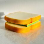 Sandwich Shaped Sticky Notes & Memo Pad | Unique Mini Fun Notes (Multicolor) | Creative Novelty Stationery Gift for Office & School - Image 4